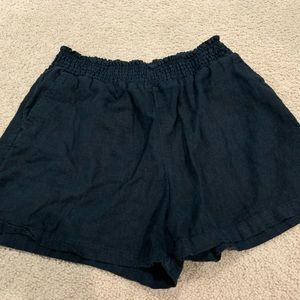 Black high waisted shorts
